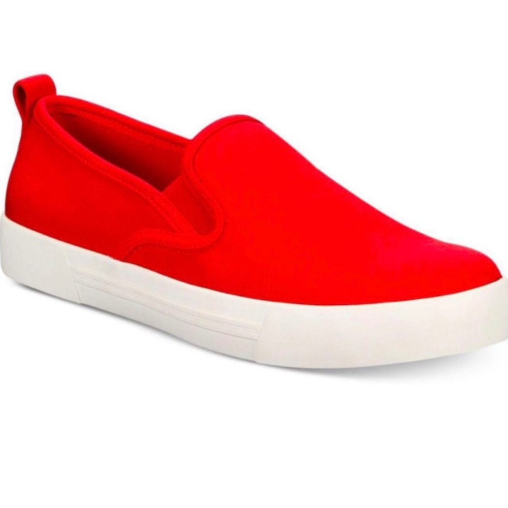 Call It Spring Red Slip Ons